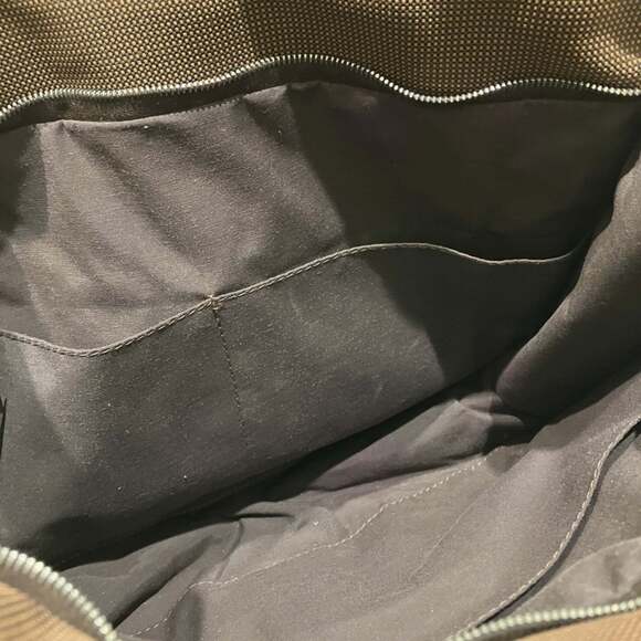 Hermes Clutch Bag Pouch MM Air Line Canvas Nylon